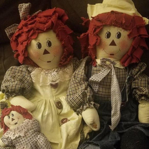 handmade raggedy ann dolls for sale
